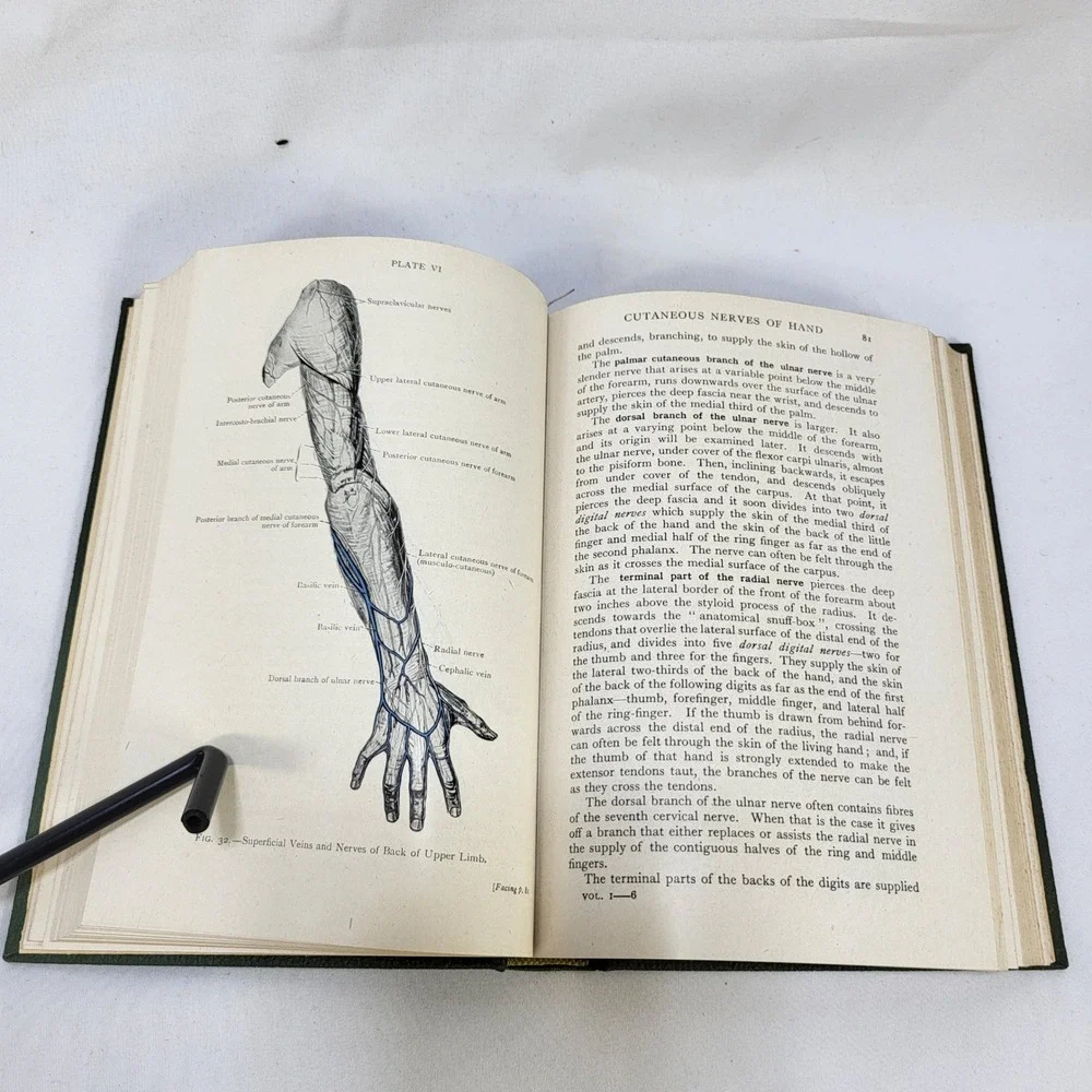 Cunningham's Manual of Practical Anatomy Vol 1 10th Ed 1940 Oxford Medical Book